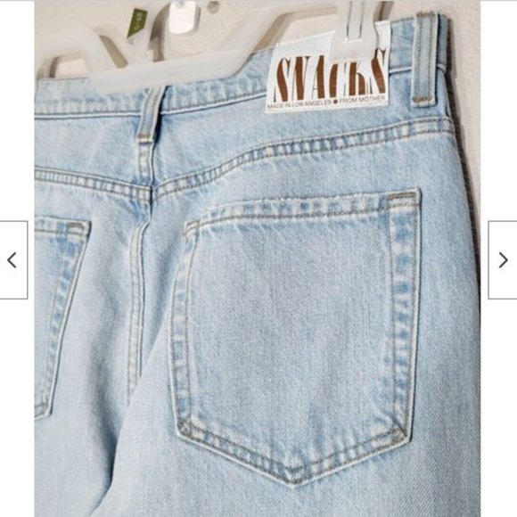 NWT Mother SNACKS The Fun Dip Puddle Sliced Jeans Lots of Nibbles 26 - Picture 8 of 15